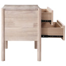  Color_Natural -- Kivo Natural Solid Wood Nightstand IMAGE 4