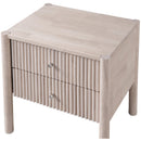  Color_Natural -- Kivo Natural Solid Wood Nightstand IMAGE 7