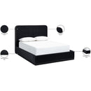  Color_Black / Taupe  Size_King  -- Rava Black / Taupe Velvet Upholstered King Bed IMAGE 10