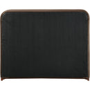  Color_Brown / Beige  Size_Full  -- Rava Brown / Beige Velvet Upholstered Full Bed IMAGE 4