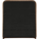  Color_Brown / Beige  Size_Twin  -- Rava Brown / Beige Velvet Upholstered Twin Bed IMAGE 4
