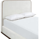  Color_Cream / Beige  Size_Full  -- Rava Cream / Beige Velvet Upholstered Full Bed IMAGE 6