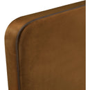  Color_Saddle / Brown  Size_Queen  -- Rava Saddle / Brown Velvet Upholstered Queen Bed IMAGE 7