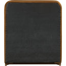  Color_Saddle / Brown  Size_Twin  -- Rava Saddle / Brown Velvet Upholstered Twin Bed IMAGE 4