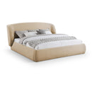  Color_Beige  Size_Full  -- Meridian Sandro Upholstered Platform Bed IMAGE 1