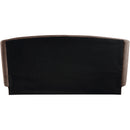  Color_Brown  Size_King  -- Sandro Brown Chenille Fabric Upholstered King Bed IMAGE 4