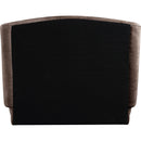  Color_Brown  Size_Twin  -- Sandro Brown Chenille Fabric Upholstered Twin Bed IMAGE 4