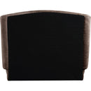  Meridian Sandro Brown Chenille Fabric Upholstered Twin Bed IMAGE 4