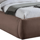  Color_Brown  Size_Twin  -- Sandro Brown Chenille Fabric Upholstered Twin Bed IMAGE 5