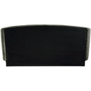  Meridian Sandro Green Chenille Fabric Upholstered King Bed IMAGE 4