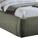  Color_Green  Size_King  -- Sandro Green Chenille Fabric Upholstered King Bed IMAGE 5