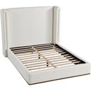 Size_King -- Solange Cream Linen Textured Fabric Upholstered King Bed IMAGE 7