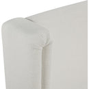  Size_Twin -- Solange Cream Linen Textured Fabric Upholstered Twin Bed IMAGE 8
