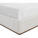  Size_Twin -- Solange Cream Linen Textured Fabric Upholstered Twin Bed IMAGE 9