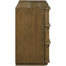 Meridian Tiberio Brown Oak Veneer And Solid Wood Dresser IMAGE 3