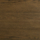  Meridian Tiberio Brown / Cream Solid Wood And Linen Textured Fabric King Bed IMAGE 10