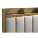  Size_Queen -- Henderson 222971Q 57-inch Eastern Queen Bookcase Panel Bed - Medium Oak IMAGE 8