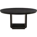 Coaster Furniture Leandro 115390 60-inch Round Dining Table - Burnished Black IMAGE 3
