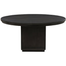  Coaster Furniture Leandro 115390 60-inch Round Dining Table - Burnished Black IMAGE 4
