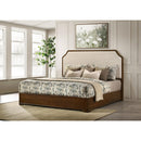 Size_King -- Garland 205301KE 58-inch King Panel Bed - Cream/Brown Cherry IMAGE 2