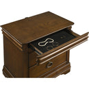  Coaster Furniture Garland 205302 3-drawer Nightstand Bedside Table - Brown Cherry IMAGE 12