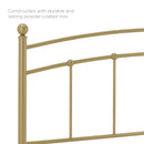  Modway Furniture Abigail MOD-6157-GLD Metal Full Headboard - Gold IMAGE 2