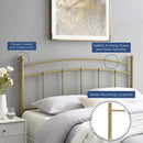  Modway Furniture Abigail MOD-6157-GLD Metal Full Headboard - Gold IMAGE 7