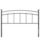  Modway Furniture Abigail MOD-6157-GRY Metal Full Headboard - Gray IMAGE 2
