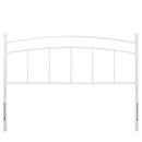  Modway Furniture Abigail MOD-6157-WHI Metal Full Headboard - White IMAGE 2