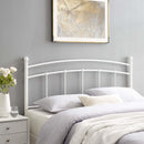  Modway Furniture Abigail MOD-6157-WHI Metal Full Headboard - White IMAGE 4