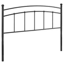  Modway Furniture Abigail MOD-6158-BLK Metal Queen Headboard - Black IMAGE 1