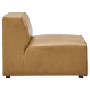  Modway Furniture Mingle Leather Look Sectional EEI-4798-TAN IMAGE 8