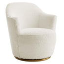  Modway Furniture Nora Swivel Fabric Chair EEI-5311-WHI IMAGE 1