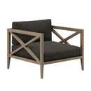  Modway Furniture Northlake EEI-7252-WGR-FLI Outdoor Patio Teak Armchair - Flint Gray IMAGE 1