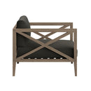  Modway Furniture Northlake EEI-7252-WGR-FLI Outdoor Patio Teak Armchair - Flint Gray IMAGE 4