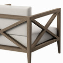  Modway Furniture Northlake EEI-7252-WGR-WHI Outdoor Patio Teak Armchair - Weathered Gray IMAGE 7