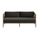  Modway Furniture Northlake EEI-7254-WGR-FLI Outdoor Patio Teak Loveseat - Flint Gray IMAGE 6