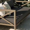  Modway Furniture Northlake EEI-7254-WGR-FLI Outdoor Patio Teak Loveseat - Flint Gray IMAGE 9