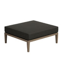  Modway Furniture Northlake EEI-7255-WGR-FLI Outdoor Patio Teak Ottoman - Flint Gray IMAGE 5