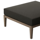  Modway Furniture Northlake EEI-7255-WGR-FLI Outdoor Patio Teak Ottoman - Flint Gray IMAGE 6
