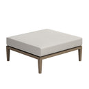  Modway Furniture Northlake EEI-7255-WGR-PEB Outdoor Patio Teak Ottoman - Pebble IMAGE 5