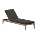  Modway Furniture Northlake EEI-7256-WGR-FLI Outdoor Patio Teak Chaise Lounge - Flint Gray IMAGE 1