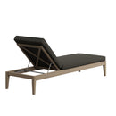  Modway Furniture Northlake EEI-7256-WGR-FLI Outdoor Patio Teak Chaise Lounge - Flint Gray IMAGE 5