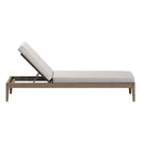  Modway Furniture Northlake EEI-7256-WGR-PEB Outdoor Patio Teak Chaise Lounge - Pebble IMAGE 4