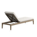  Modway Furniture Northlake EEI-7256-WGR-PEB Outdoor Patio Teak Chaise Lounge - Pebble IMAGE 5