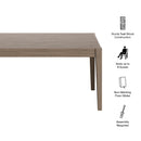  Modway Furniture Outdoor Tables Dining Tables EEI-7257-WGR IMAGE 3
