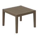  Modway Furniture Northlake EEI-7258-WGR Square Outdoor Patio Teak Side Table - Weathered Gray IMAGE 6