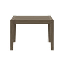 Modway Furniture Northlake EEI-7258-WGR Square Outdoor Patio Teak Side Table - Weathered Gray IMAGE 8