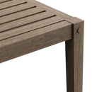  Modway Furniture Northlake EEI-7258-WGR Square Outdoor Patio Teak Side Table - Weathered Gray IMAGE 9