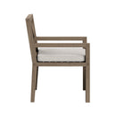  Modway Furniture Northlake EEI-7271-WGR-PEB 9-Piece Outdoor Patio Teak Wood Dining Set - Pebble IMAGE 7